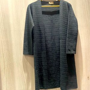 Long Black Knitted Shrug